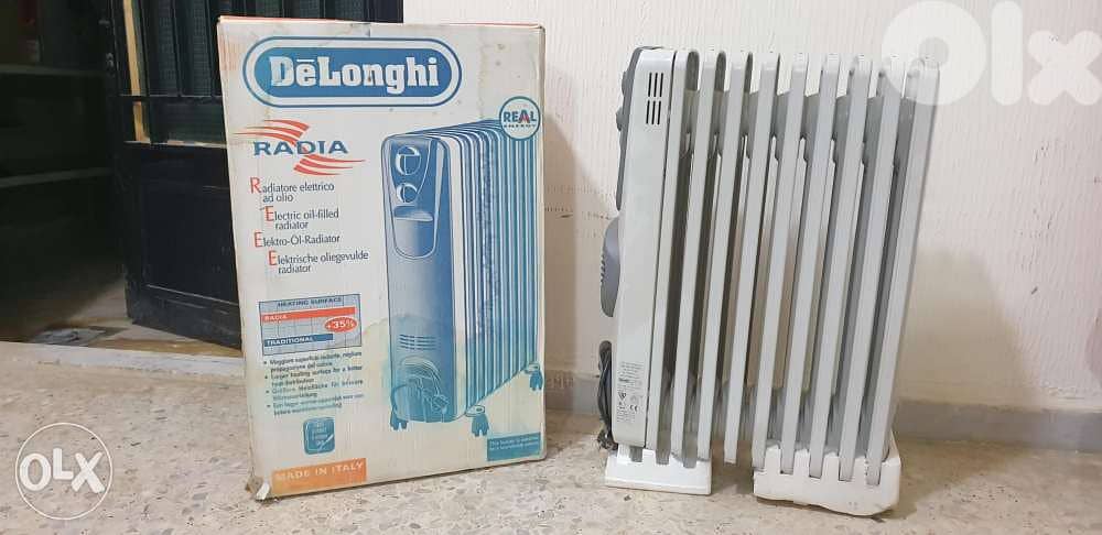 شوفاج عالكهرباء delonghi electric heater 1