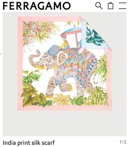 original ferragamo scarf made in Italy (not used) 0