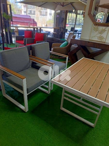 طقم للخارج 5 مقاعد.  Set outdoor 5seats 4