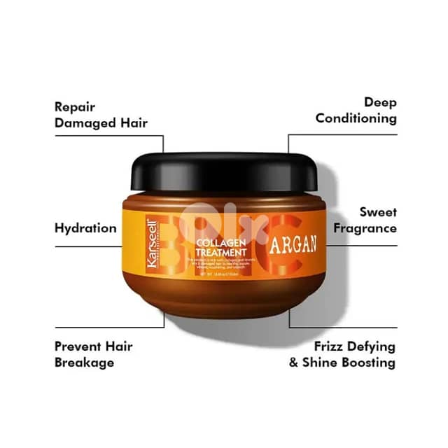 Karseell BNC Collagen Cream Deep Conditioning Argan Hair Repair Mask 6