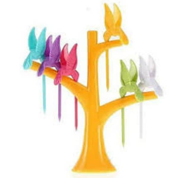 Kitchen decoration tree shape stand with birds 3