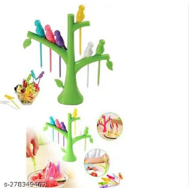 Kitchen decoration tree shape stand with birds 4