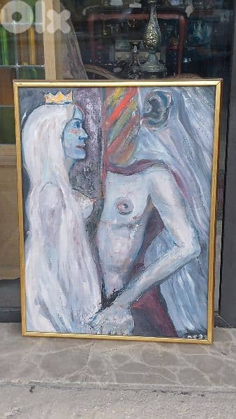 لوحة رسم زيتي اوروبية 2
