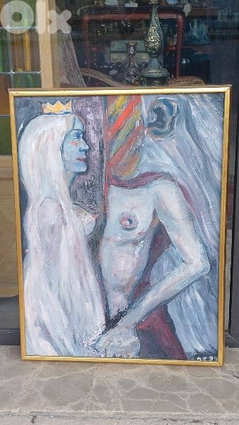 لوحة رسم زيتي اوروبية 3