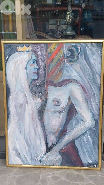 لوحة رسم زيتي اوروبية 4