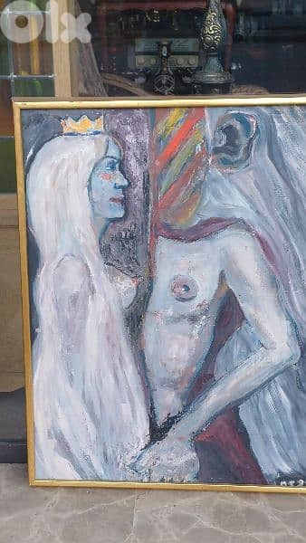 لوحة رسم زيتي اوروبية 5