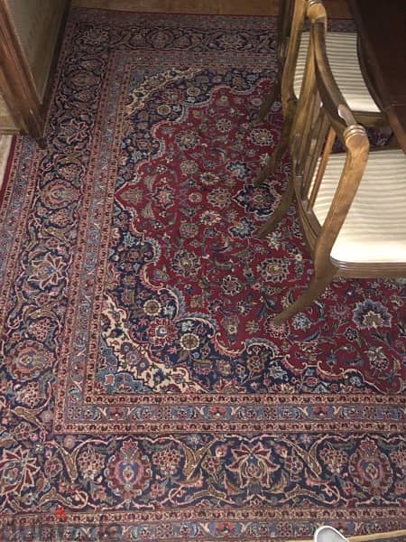 Authentic Persian Ajami Rug 3.8m x 2.7m 2