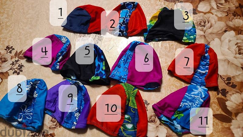 Adorable child / kid swimming head cap from 1 year to 3 yrs 1