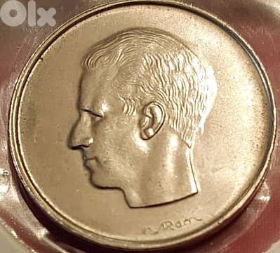 Belgium 10 Francs 1976 King Baudouin Dutch text