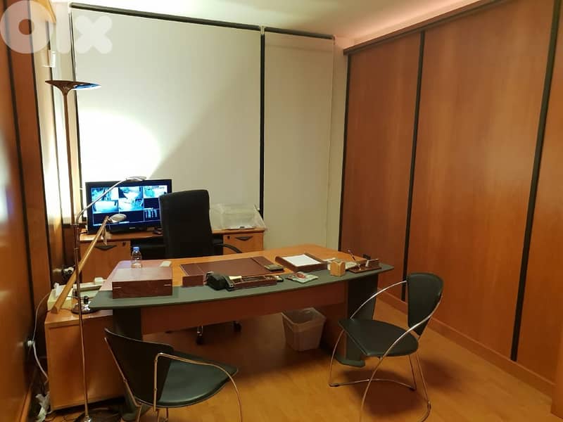 80 Sqm | Fully Furnished & Decorated Office For Rent In Zalka 0