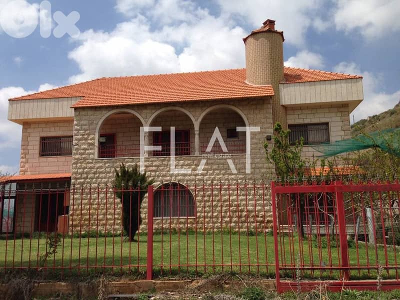 Villa  for Rent in Faraya فيلا للأجار في فاريا 0