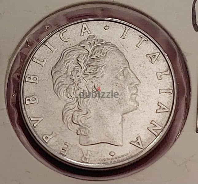 1988 Italy 50 Lire KM# 95.1 1
