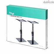 Stagg Two Height-Adjustable Monitor or Light Stands (short)