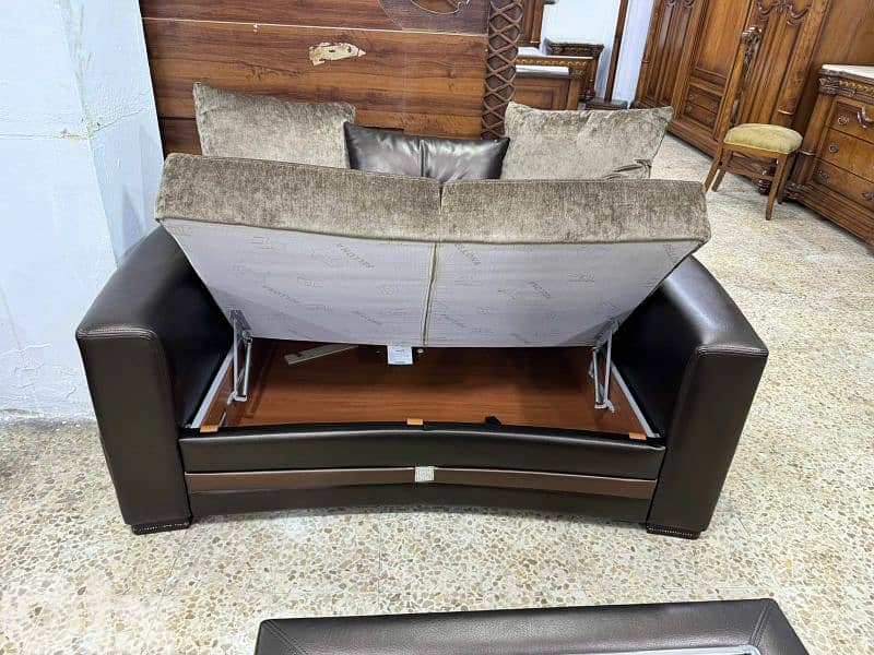 طقم كنبايات شغل Ballona تركي بفتح صندوق وتخت 6