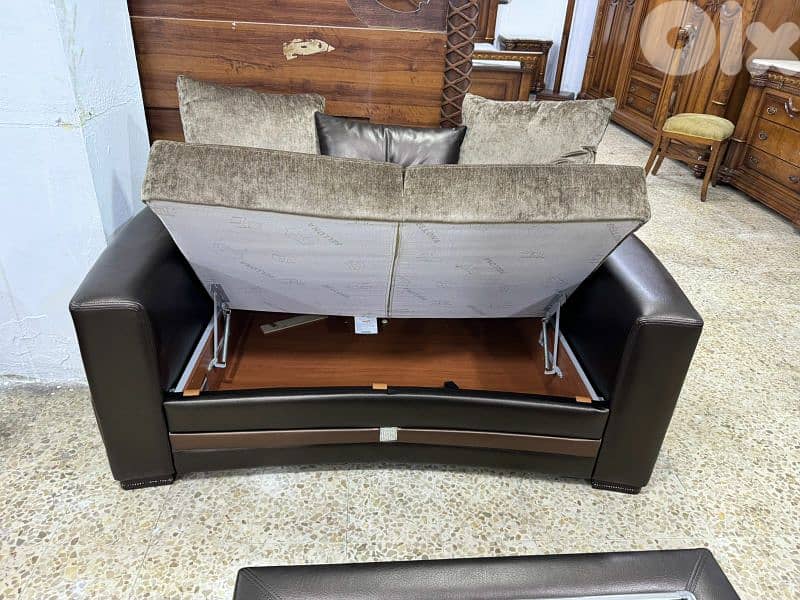 طقم كنبايات شغل Ballona بفتح صندوق وتخت كتير مرتب 5