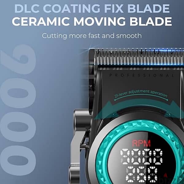 VGR 001 Professional Hair Clippers for Men, Cordless Barber Clippers 2