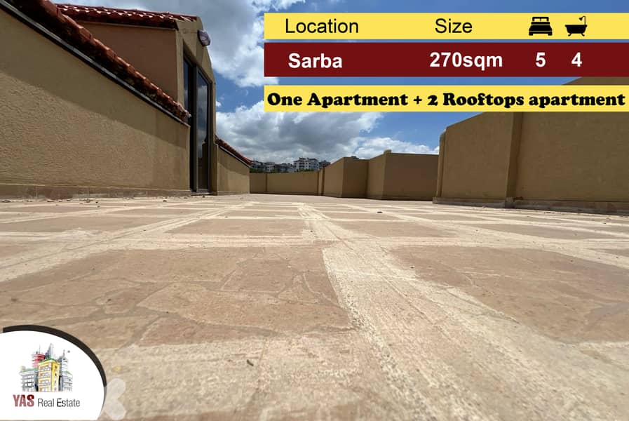 Sarba 270m2 | 2 Rooftops apartments | Terrace | High End | EH | 0