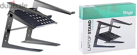 Professional DJ desktop stand with lower support plate