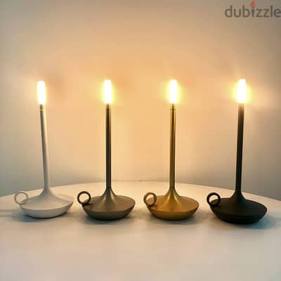 Aladdin Table Lamp, Candle Lamp with 3 Light Modes, USB Charging