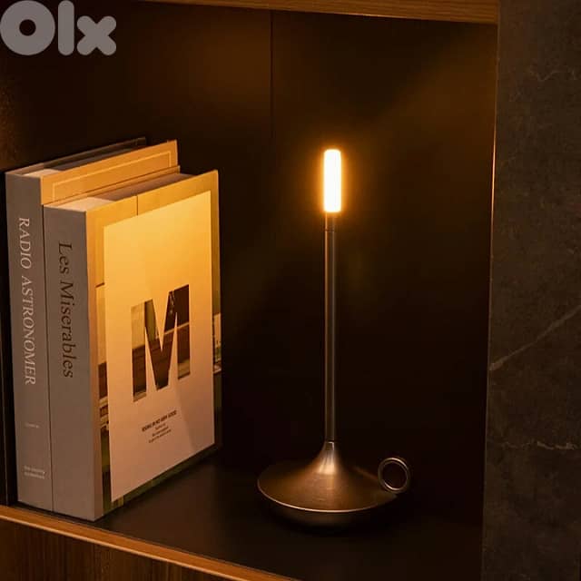 Candle Table Lamp, Modern Iron USB Desk Lamp, Cozy Glow 8