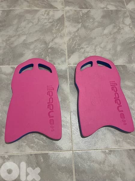 2 pink nabaiji kickboard swimming 0