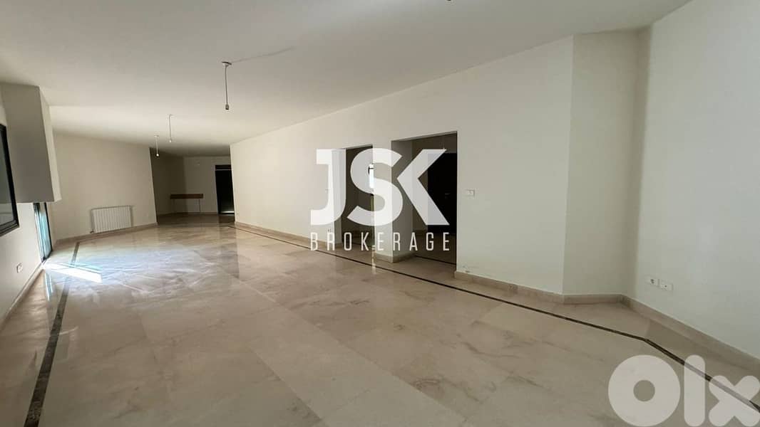 L15611-Spacious Apartment With Terrace for Rent in Broumana 0