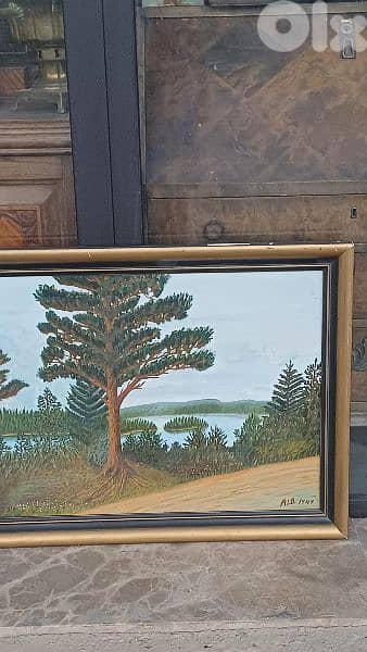 لوحة رسم زيتي اوروبية 3