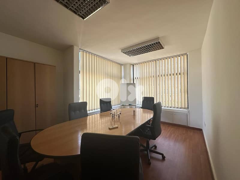 130 Sqm | Prime Location Fully Furnished Office For Rent In Dawra 0
