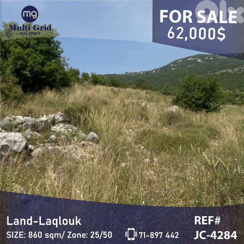 JC-4284 / Land for Sale in Laklouk, أرض للبيع في اللقلوق 0