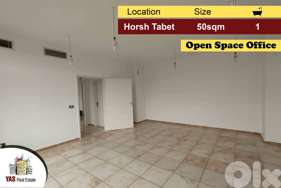 Horsh Tabet 50m2 | One Space Office | Mint Condition | AA | 0