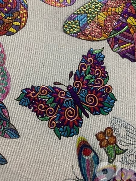 Mandalas perle acrylic painting 7