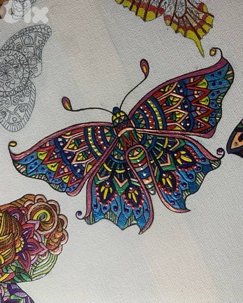 Mandalas perle acrylic painting 10