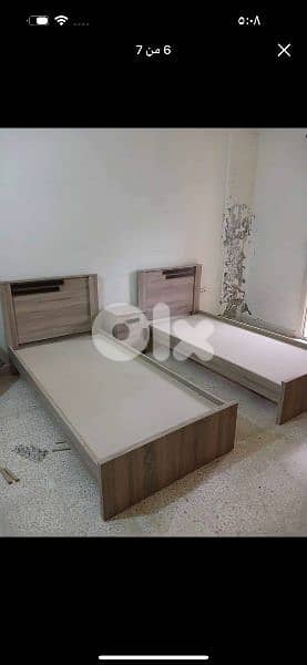 تختين مفرد 96 سم مع كمود صغيرة 0