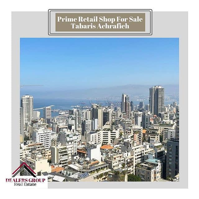 Prime Retail shop Located in Tabaris Achrafieh for Sale 0