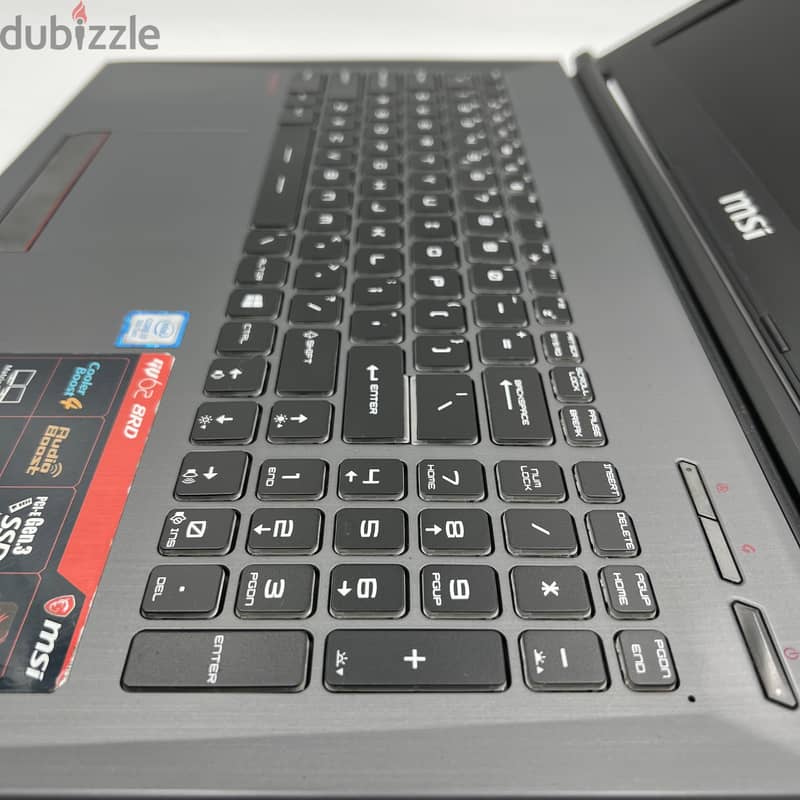 3651- Gaming Laptop MSI  GTX 1050Ti 4GB 7