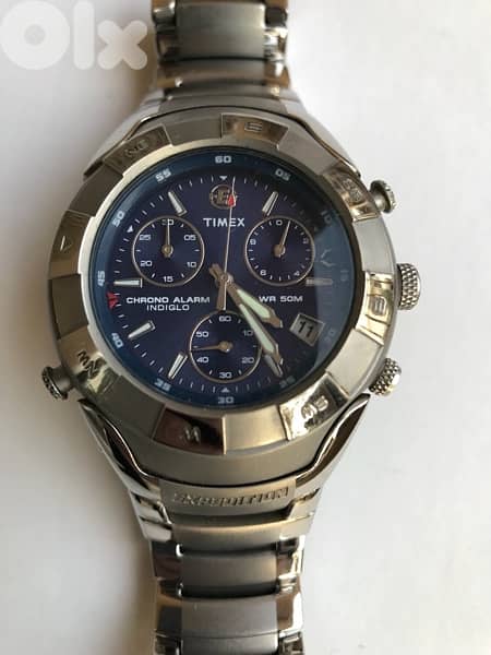 vintage Timex chrono alarm very rare never used (new) 5