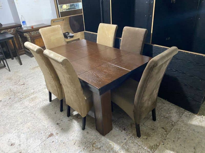 طاولة سفرة 6 كراسي كتير نظيفة 3