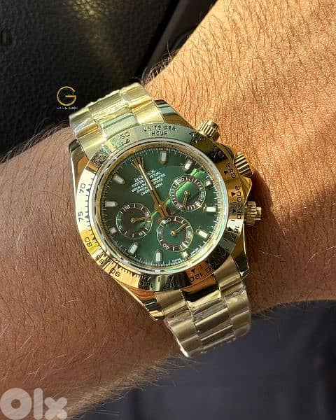 Rolex Daytona Gold Green Dial 0
