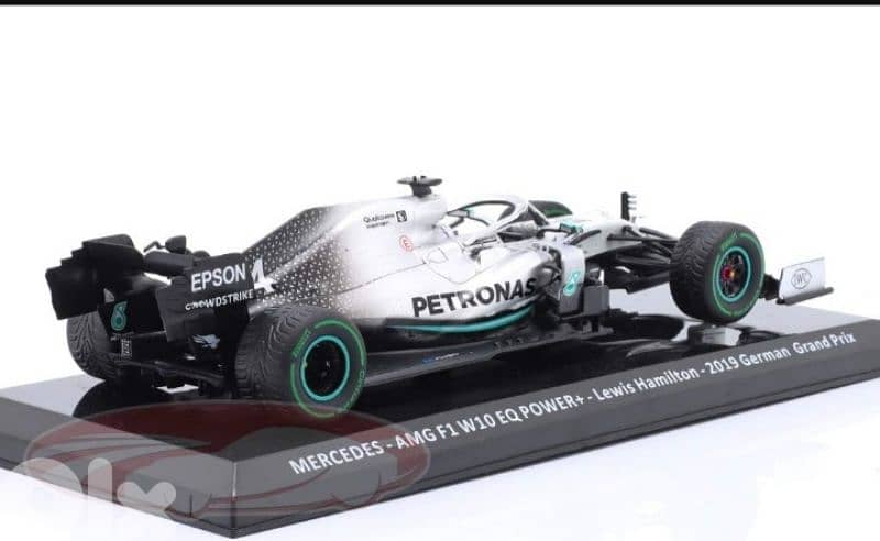 L. Hamilton Mercedes W10 EQ(GP Germany 2019) diecast car model 1:24. 3