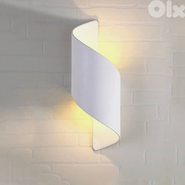 Spiral Wall Lamp, Modern Nordic Wall Light, Warm Bedroom Light 1