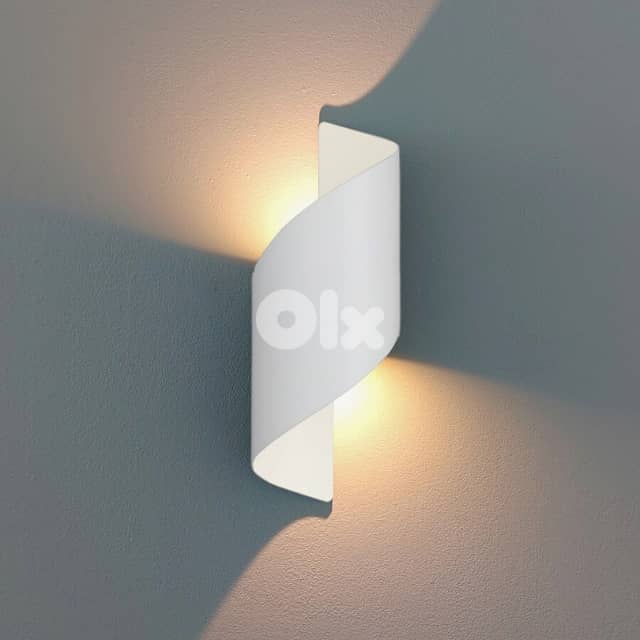 Spiral Wall Lamp, Modern Nordic Wall Light, Warm Bedroom Light 3