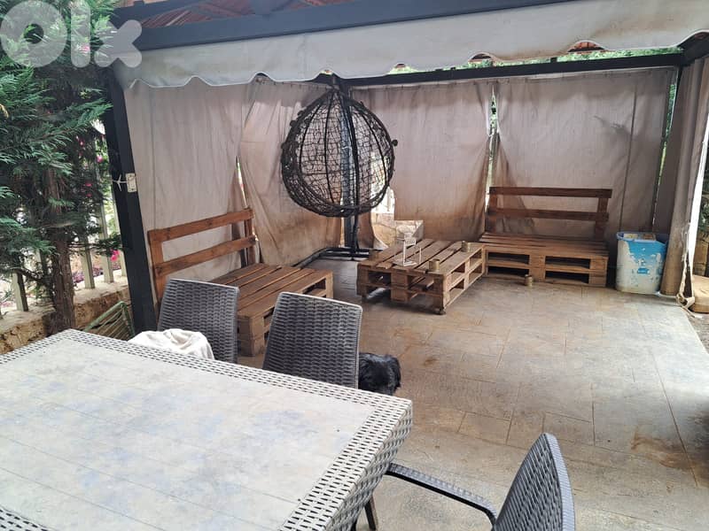 L15638-Apartment in Jdayel With Private Garden And Pergula For Sale 0