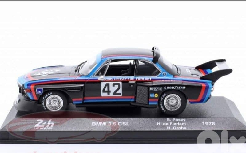 BMW 3.5 CSL (Le Mans 24h 1976) diecast car model 1;43. 2