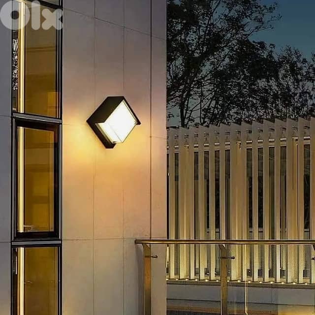 Outdoor Wall Lamp Warm LED Wall Light Sconce for Garden, Patio 1