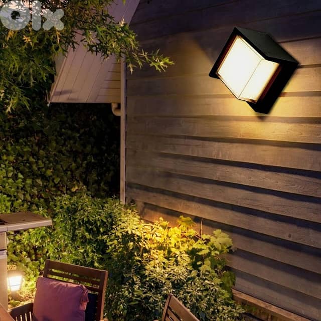 Outdoor Wall Lamp Warm LED Wall Light Sconce for Garden, Patio 4
