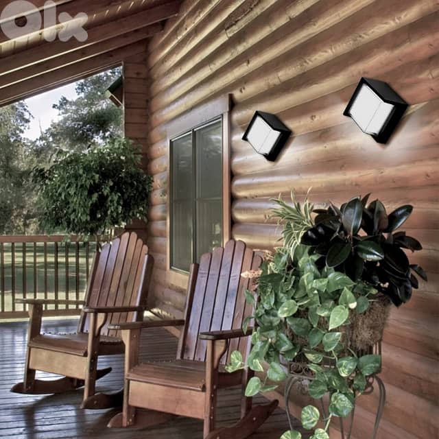 Outdoor Wall Lamp Warm LED Wall Light Sconce for Garden, Patio 7