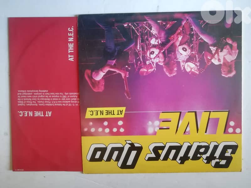 Status quo live at NEC vinyl album 0
