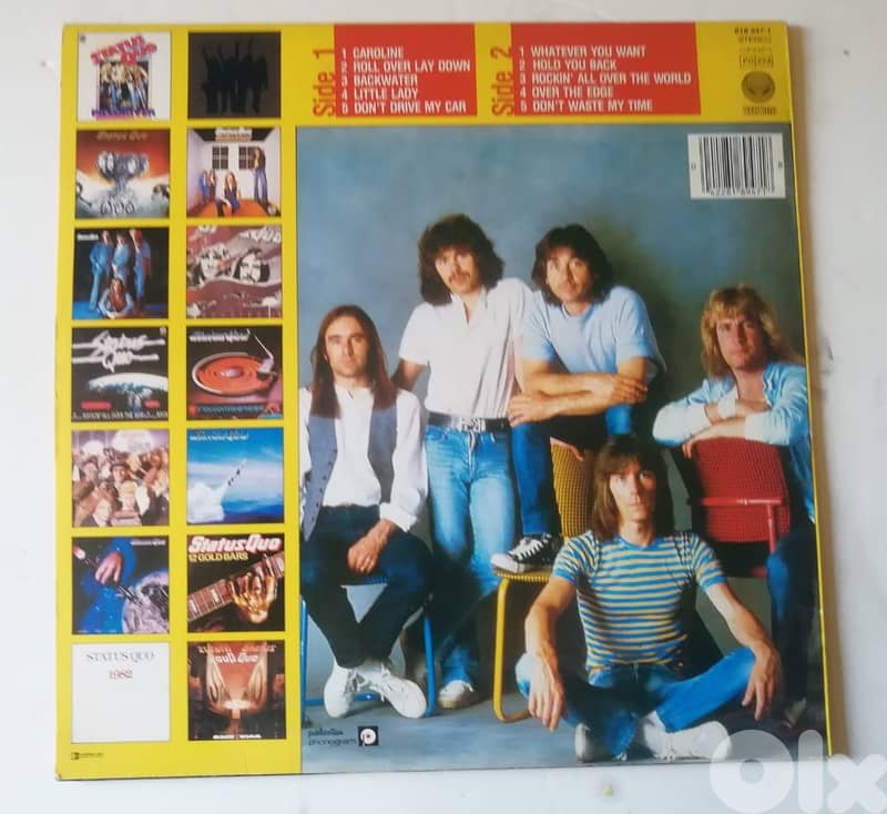 Status quo live at NEC vinyl album 1