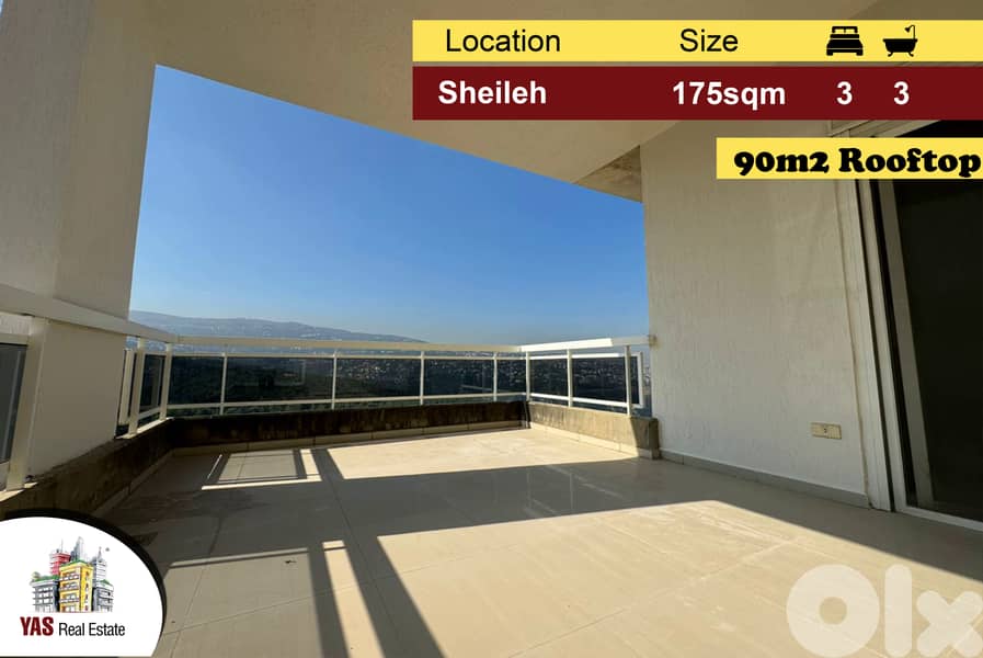 Sheileh 175m2 | 90m2 Rooftop | Well Maintained | Quiet Street | EL | 0