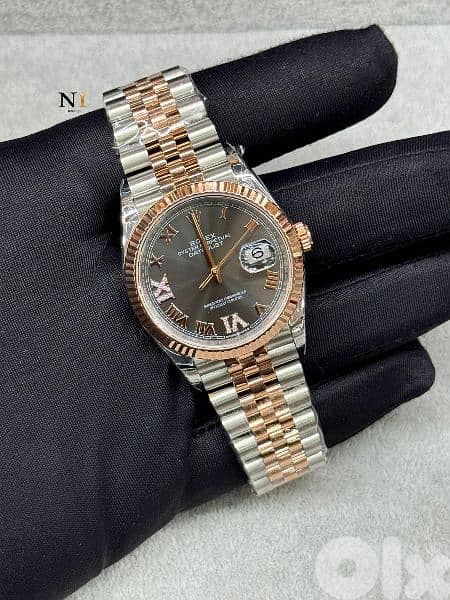 Rolex Datejust Two Tone Rosegold 36 0